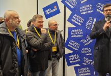 Murari inaugura il social point e rilancia: “Pronto al confronto pubblico con lo sfidante”