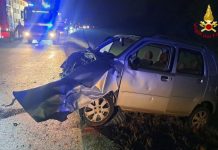 Frontale tra due auto a Squarzanella, due feriti in ospedale a Mantova
