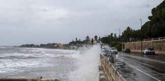 Pioggia, burrasca e forti mareggiate: è allerta meteo arancione in Sardegna