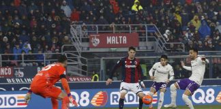 Bologna-Fiorentina 1-2, vittoria viola con dedica a Commisso