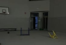 Cerese, palasport devastato da vandali nella notte di Capodanno