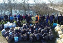 Roncoferraro, raccolte oltre tre tonnellate di rifiuti lungo il Canal Bianco