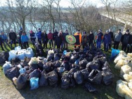 Roncoferraro, raccolte oltre tre tonnellate di rifiuti lungo il Canal Bianco