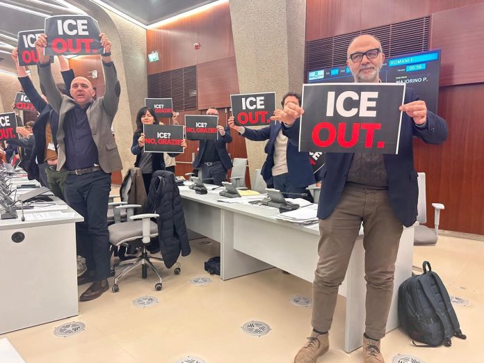 protesta opposizione contro Ice Trump 1