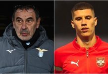 Mercato Lazio, Sarri ‘sorpreso’: “Ratkov? Non lo conosco, non so che dire”
