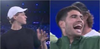 “Sinner è il numero uno”, gaffe al Million Dollar 1 Point Slam: Jannik ride con… Alcaraz