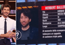 Affari Tuoi, ‘scomparso’ Herbert Ballerina: l’annuncio di Stefano De Martino