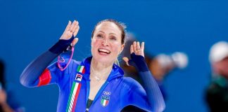 Lollobrigida oro e record olimpico nei 3000 metri del pattinaggio di velocità