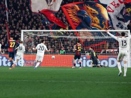 Genoa-Napoli 2-3, al 95° decide il rigore di Hojlund