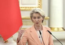 Von der Leyen “La pace sia alle condizioni dell’Ucraina”