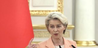 Von der Leyen “La pace sia alle condizioni dell’Ucraina”