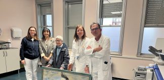 Un’opera d’arte per Ostetricia e Ginecologia: “Voglia di volare” donata al Poma