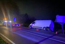 Esce di strada col furgone, sanzionato per non aver utilizzato le cinture di sicurezza