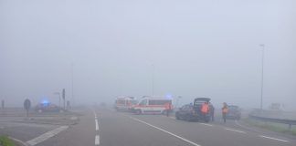 Quistello, scontro tra auto all’incrocio nella nebbia: ferita anche una 12enne