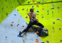 Levata, cade dalla parete di arrampicata, 28enne in ospedale