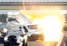 Brindisi, esplosivo per scardinare portavalori: il video dell’assalto