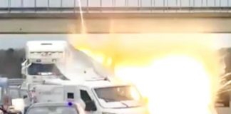 Brindisi, esplosivo per scardinare portavalori: il video dell’assalto
