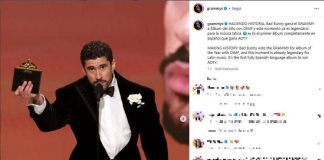 Grammy 2026, Bad Bunny Miglior Album e Billie Eilish canzone dell’Anno