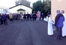 Bondanello, benedetto il nuovo campanile: un simbolo che torna a vivere