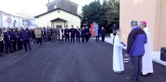 Bondanello, benedetto il nuovo campanile: un simbolo che torna a vivere