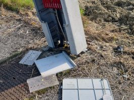 Motteggiana, rabbia per l’ armadio elettrico distrutto al parco. Installate fototrappole
