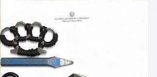 Monzambano, stava andando a scuola con tirapugni, pugnale e scalpello: denunciato 16enne