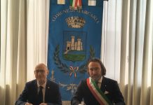 Marcaria ha il suo nuovo gonfalone: l’antico castello campeggia su sfondo blu