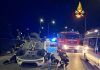 Castelbelforte, auto si ribalta in via Cavour, 60enne portata in ospedale