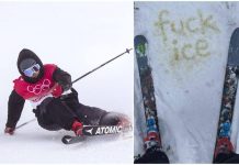 Milano Cortina, Kenworthy scrive “F*** Ice” sulla neve: minacciato di morte