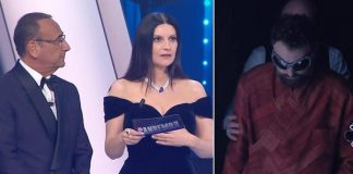 Sanremo, Laura Pausini interrotta dalle risate: Dargen D’Amico si ‘autospoilera’