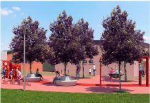 San Giorgio, presentata la nuova piazza Kahlo: un polmone verde per tutte le età