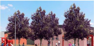 San Giorgio, presentata la nuova piazza Kahlo: un polmone verde per tutte le età