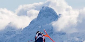 Vonn, caduta e infortunio in discesa: operata alla gamba sinistra. La foto spiega l’incidente