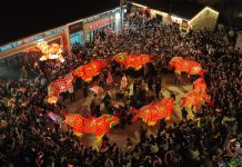 Cina, Anhui ospita la tradizionale parata di lanterne a forma di pesce