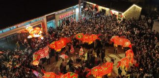 Cina, Anhui ospita la tradizionale parata di lanterne a forma di pesce