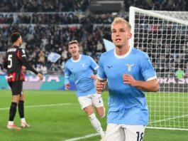 La Lazio batte il Milan 1-0, l’Inter ora a +8 sui cugini