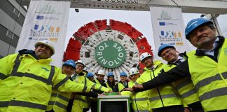 Torino-Lione: svelata la prima talpa per lo scavo del tunnel base in Italia