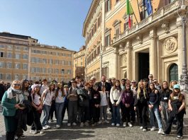 Il Consiglio comunale dei ragazzi di Poggio Rusco in visita al Parlamento a Roma