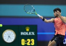 Alcaraz battuto, Medvdedev in finale contro Sinner a Indian Wells