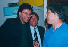 Giorgetti e la foto con il fondatore della Lega Nord, l’addio a Umberto Bossi