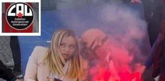 Referendum, a Roma corteo per il ‘no’: “Contro il governo e la guerra”. Bruciata immagine Meloni con Nordio al guinzaglio