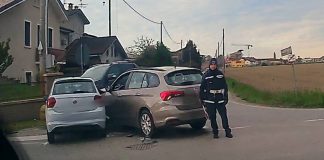 Scontro fra tre auto a Palidano: coinvolti un 18 enne e una 12enne