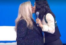 Levante dopo Sanremo: “Non c’è stata censura”. E poi bacia in diretta Mara Venier