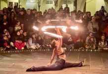 Castel Goffredo, fire show e applausi: successo per la chiusura delle Olimpiadi della Giocoleria
