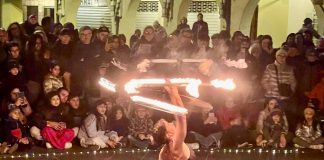 Castel Goffredo, fire show e applausi: successo per la chiusura delle Olimpiadi della Giocoleria