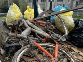 Maxi pulizia a Castel d’Ario: lavandini, televisori e copertoni tra i rifiuti abbandonati