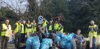 Frassino, 600kg di rifiuti rimossi da Strada Cipata nell’iniziativa degli Amici di Attila