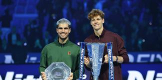 Sinner e l’abbraccio con Alcaraz a Miami: i complimenti di Carlos per il trionfo a Indian Wells