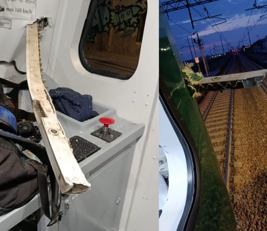 Barra di metallo sfonda la cabina del treno Bozzolo-Milano, ferito il macchinista. Maxi ritardi