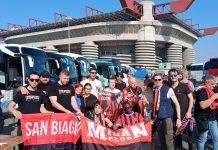 I ragazzi della Casa del Sole al Meazza grazie al Milan Club “Franco Baresi”